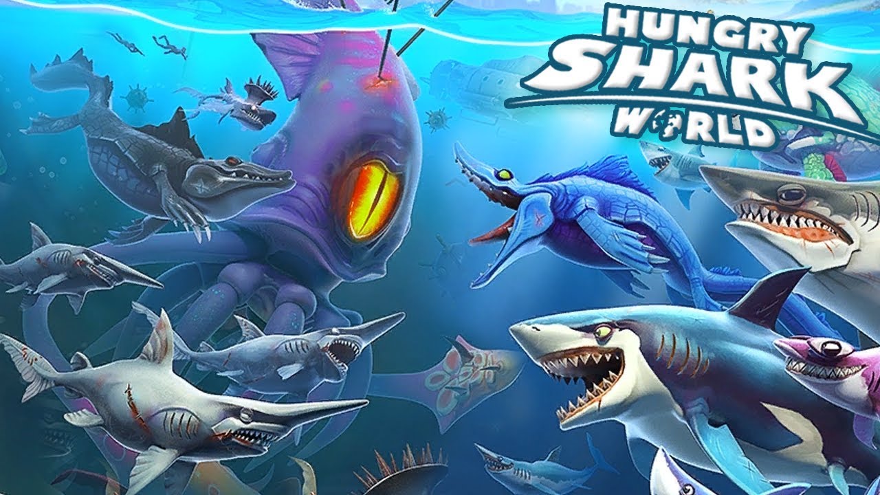 NEW HUNGRY SHARK GAME + GIVEAWAY! - Hungry Shark World PS4 - Ep 1 HD - Hungry Shark is now on Console! 