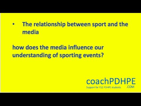sports and mass media effects of media on sport