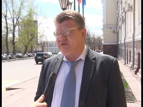 Замглавы администрации Сергей Гигирев о ликвидации провала в сквере Н.М.Карамзина