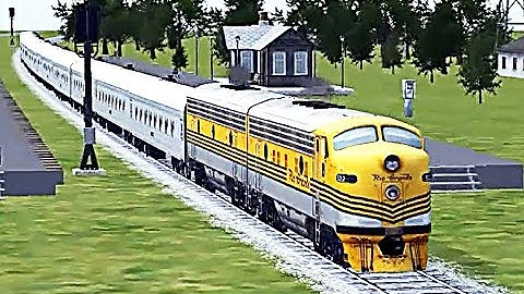 Train Sim - American Midwest Using EMD F9 - Simulasi Kereta Api