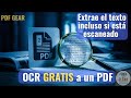 OCR a un PDF escaneado Gratis | Extraer texto de cualquier PDF | Tutorial PDFGear