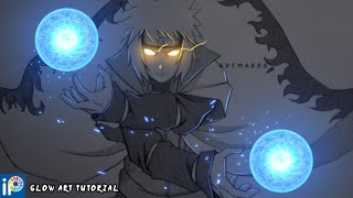 Glowing Anime Drawing Tutorial screenshot 4