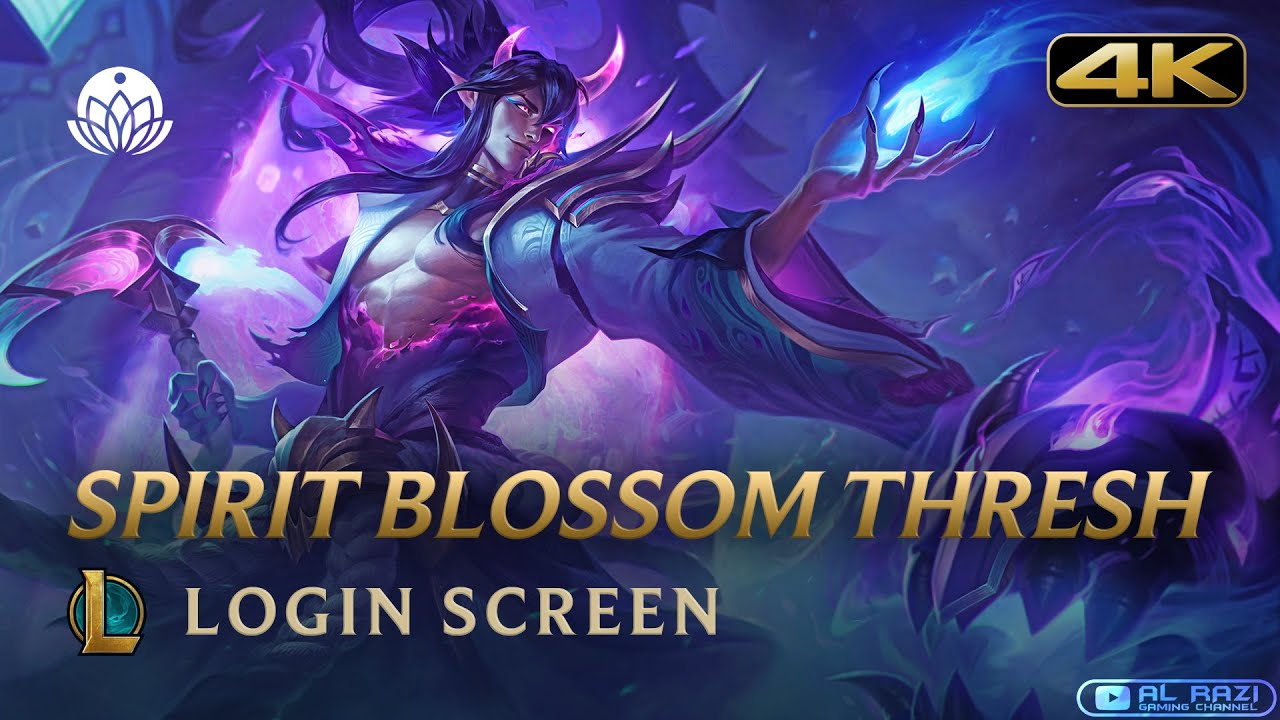 Spirit Blossom Thresh | 4K Login Screen | Lo-Fi Dance Music - League of