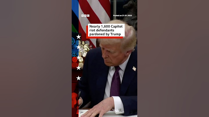 Donald Trump pardons nearly 1,600 January 6 US Capitol rioters. #DonaldTrump #BBCNews