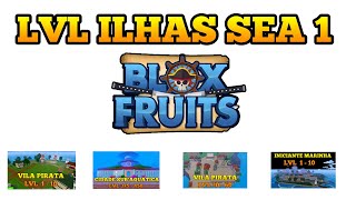 todas as ilhas e todos level logia Blox Fruit(upd 15) 
