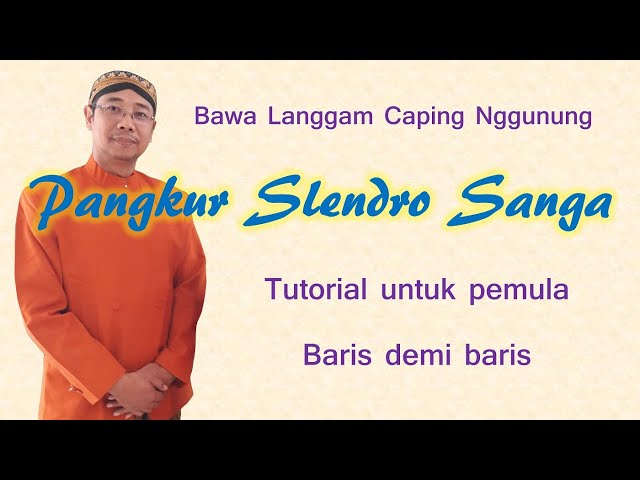 BOWO CAPING NGGUNUNG: PANGKUR SL SANGA class=