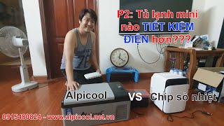 Tủ lạnh mini dành cho ô tô, camping, cắm trại có 2 loại: tủ chip sò nhiệt và tủ chạy bằng gas, lốc