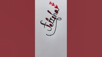 Comment your Name #satisfying #calligraphy #handwriting #shorts #cursivewriting #art #beautiful