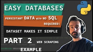 Easy Databases in PYTON - Web Scraping Example