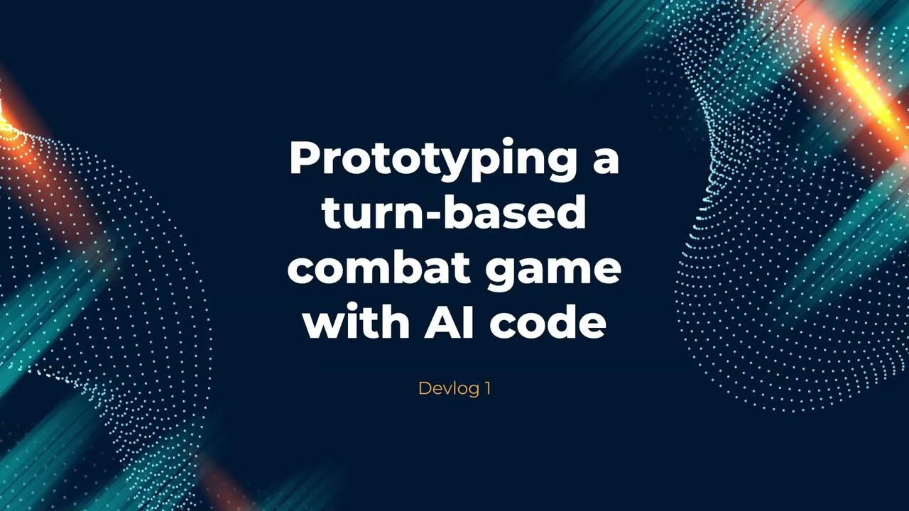 Prototyping  a 2D turn-based game with AI 