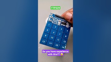 TTP229 Capacitive Touch Sensor Module Review | Is it Worth the Hype? 🤔🤔 #diy #arduino #electronic