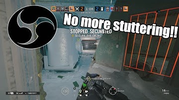 Fix OBS Frame stuttering (when game recording) - 60 second tutorial