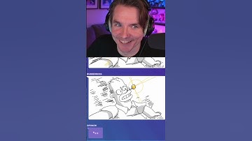 Peter Griffin fused with Homer Simpson.