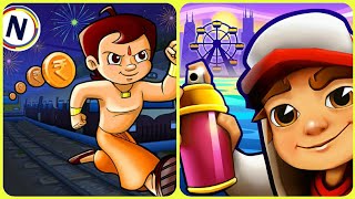 Chhota Bheem Surfer Run vs Subway Surfers Miami - Android Gameplay screenshot 4