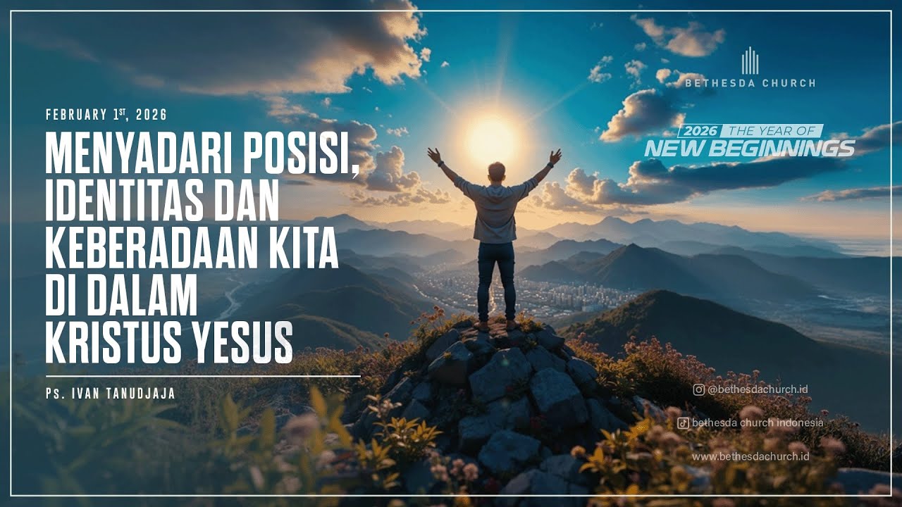 Ps. Ivan Tanudjaja - Menyadari Posisi, Identitas Dan Keberadaan Kita Di Dalam Kristus Yesus