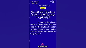 سوره بقره آیات 207 تا 212 #قرآن فقط ترجمه #قرآن