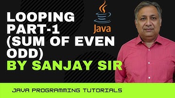 Looping part 1 | sum of even and odd numbers | ICSE | CLASS 9 | CLASS 10