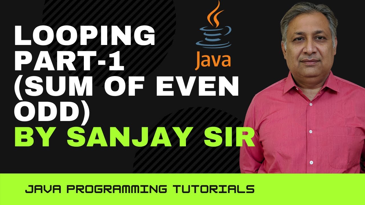 Looping part 1 | sum of even and odd numbers | ICSE | CLASS 9 | CLASS ...