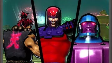 PROJECT* (Requested) ULTIMATE MARVEL VS. CAPCOM 3 Akuma/Magneto/Sentinel Playthrough