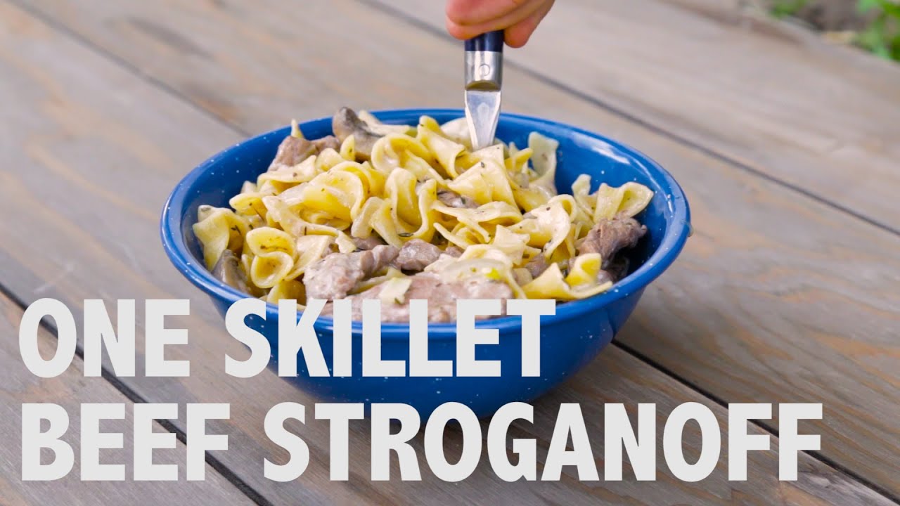 One Pot Beef Stroganoff