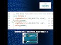Blink – Your First Arduino Program #foryou #arduino #programming #code #blink