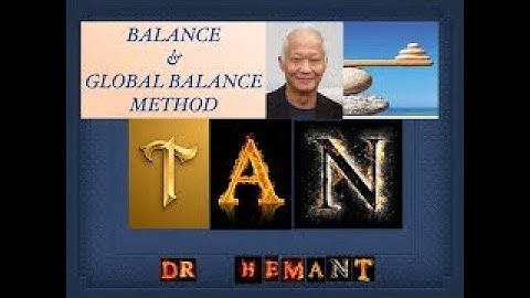 Session 3 Balance Method of Dr Tan - System one & Two - 14 May 2023