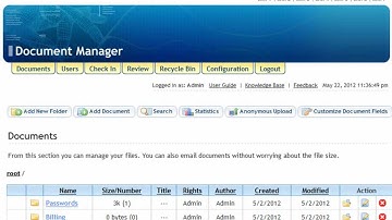 Document Manager Software - Adding Documents