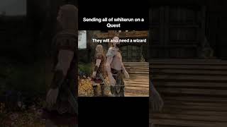 Sending all of whiterun on a quest Skyrim #skyrim #elderscrolls
