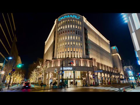 Kobe Night Walking Tour 2024 - City of Kobe Sannomiya｜4K HDR｜#kobe