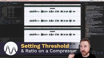 How to Set Threshold and Ratio on an Audio Compressor