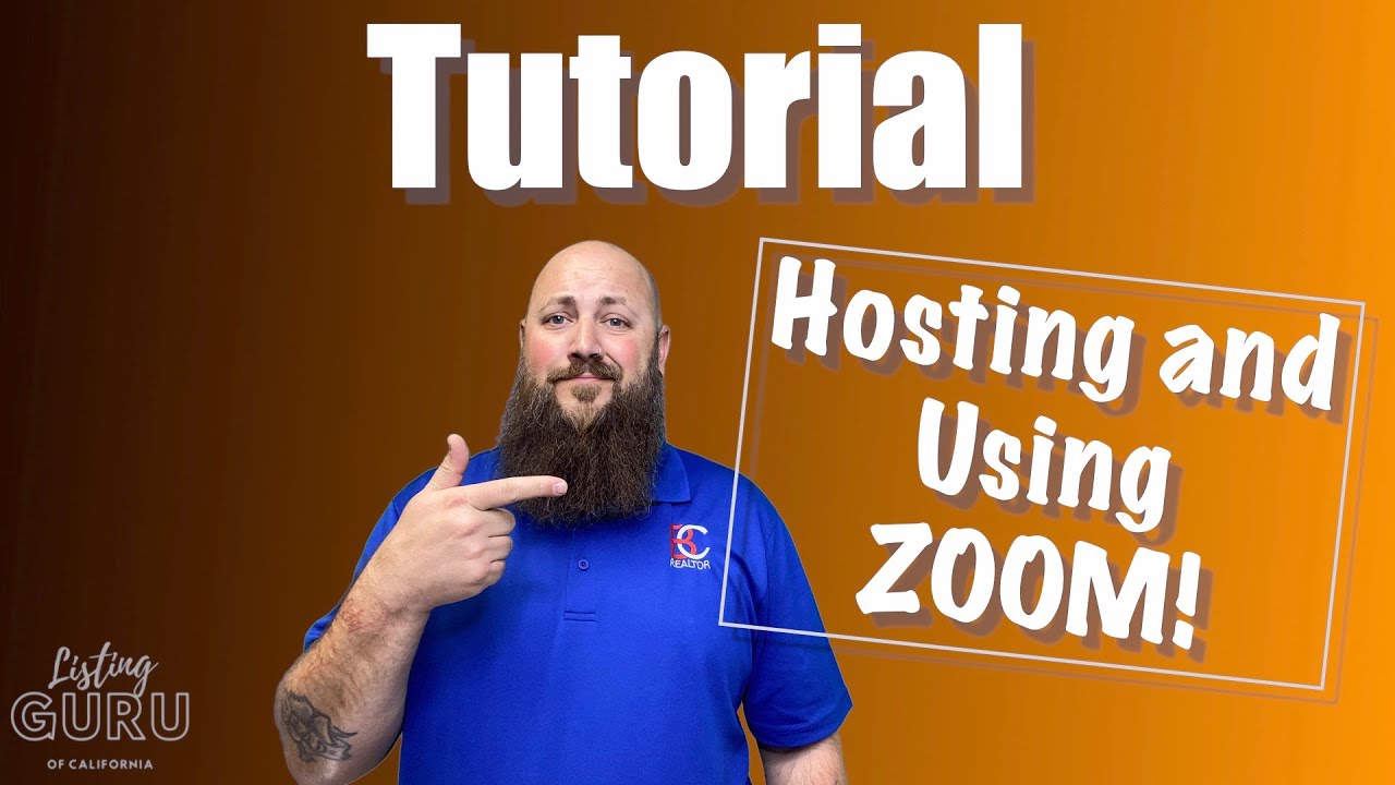 Hosting a Zoom Meeting Tutorial - #ListingGuruCA - YouTube