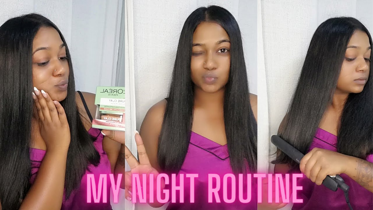 My Night Hair & Skin Routine