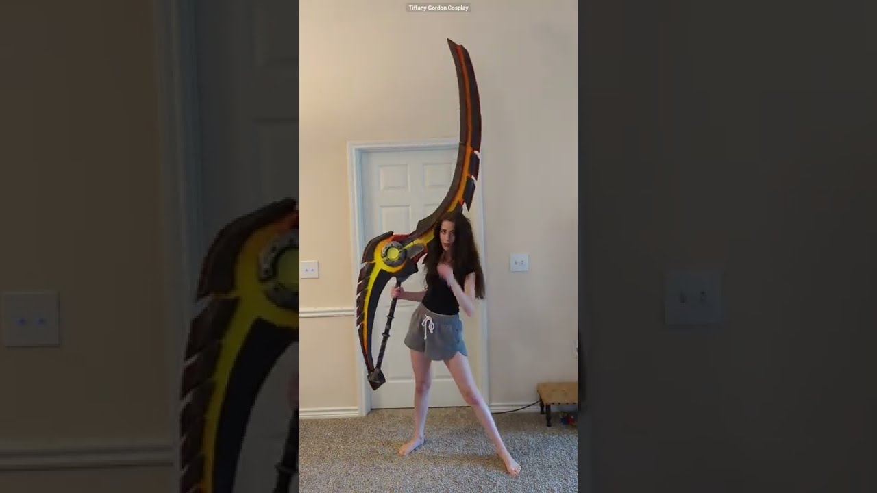 Weapons Iv made Part 25: Almudron Blade from Monster Hunter Rise #cosplay #gaming #monsterhunter