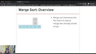 CS 124: Merging Two Sorted Arrays