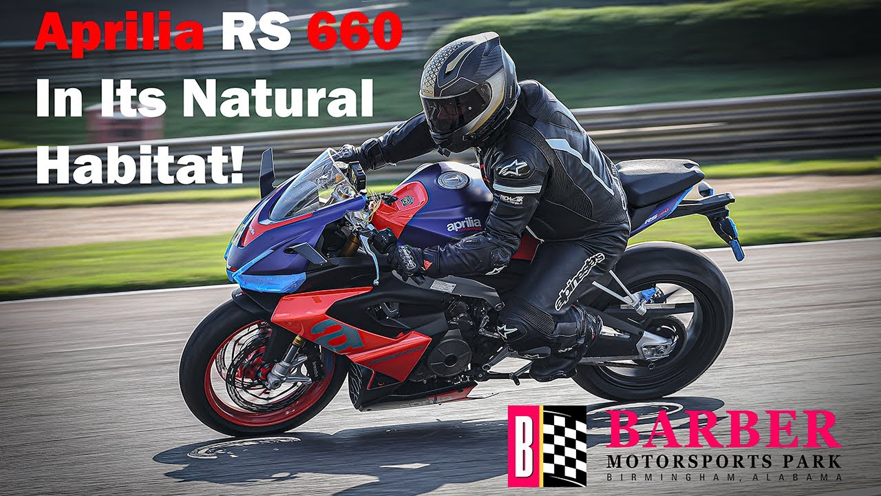 My Second Ever Track Day | Barber Motorsports Park | Aprilia RS660 | CRT Exhaust