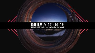 The Daily Render // 10.04.2016 // Timelapse / Speedart // MAXON Cinema 4D // OTOY Octane