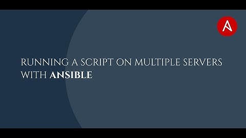How to run a script on multiple servers