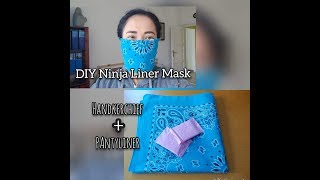 DIY Preventive Mask - Handkerchief and Pantyliner