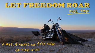 LET FREEDOM ROAR A Solo Moto Camping trip celebrating 250 years of America on the road full trip vid