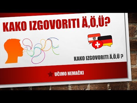 Nemacki jezik: Kako izgovoriti Ö, Ä, Ü i ostalo (A1) (2019)