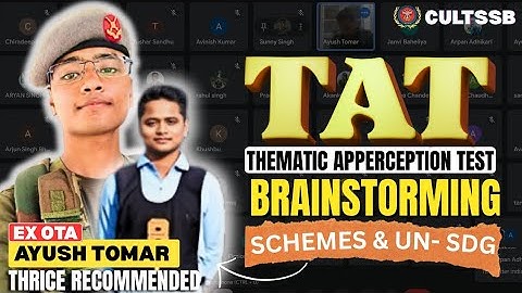 SSB Interview TAT Picture Story Writing | How to Write TAT stories | SSB Psychology Test | TAT