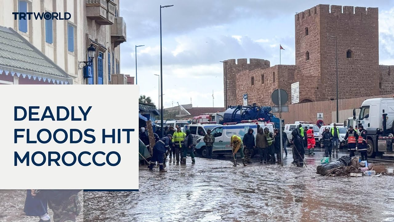Deadly flash floods hit Safi on Morocco’s Atlantic coast - YouTube