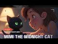 Mimi the Midnight Cat 🐾”. "Raat ki chhupi hero – Mimi the cat."