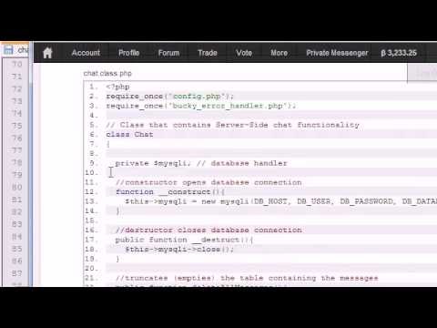 AJAX Chat Tutorial - 12 - Where to Download Source Code