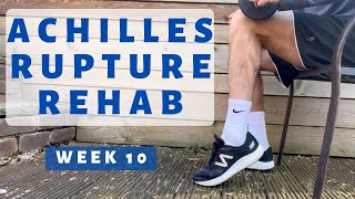 Achilles Tendon Rupture Non-Surgical Recovery Week 10 to 16