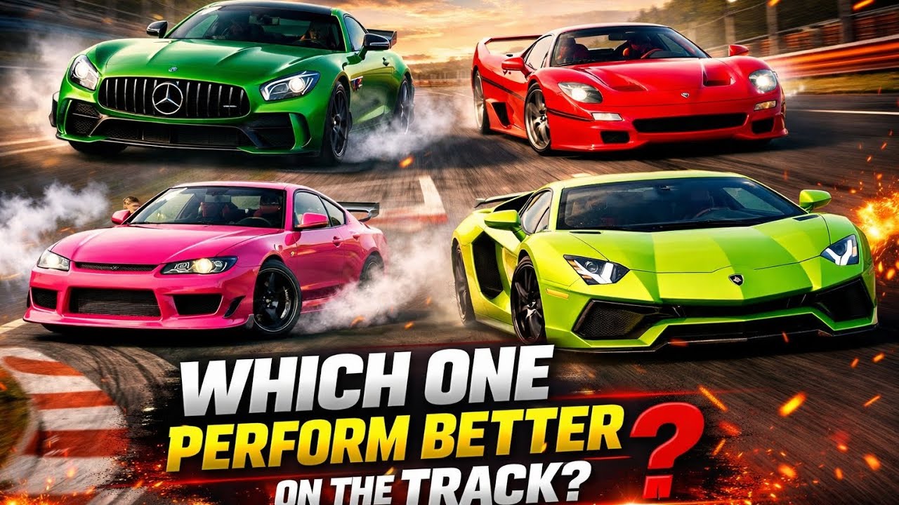 Ferrari F50 FAIL? 😳 | AMG GTR vs Aventador vs Silvia | Drive Test 🔥