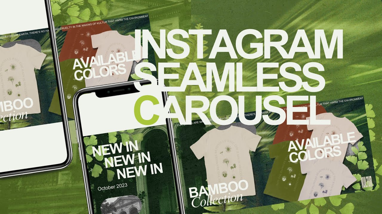 Instagram Seamless Carousel Urban Nature| Canva Tutorial for Beginner ...