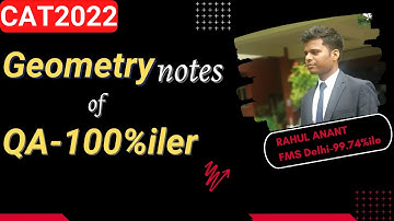 Geometry Revision Notes | Rahul Anant-FMS Delhi
