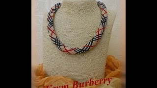 Жгут в стиле Burberry