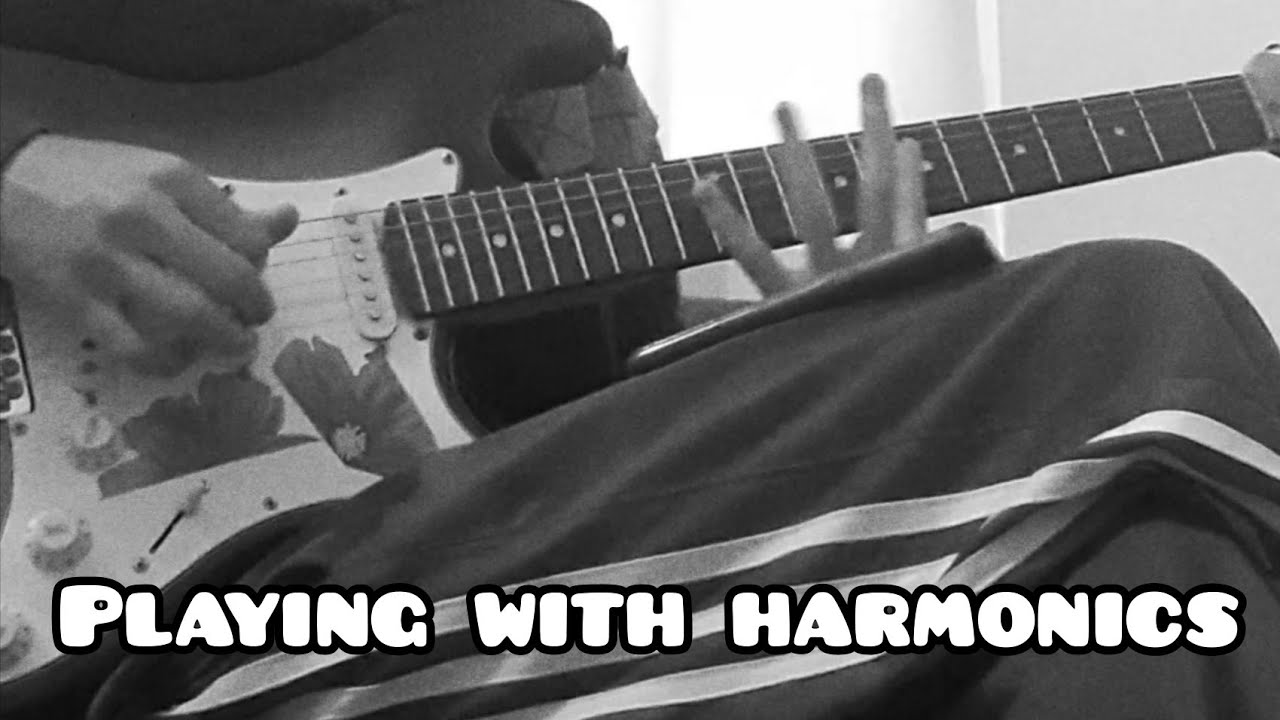 When you finally learn how to do guitar harmonics YouTube